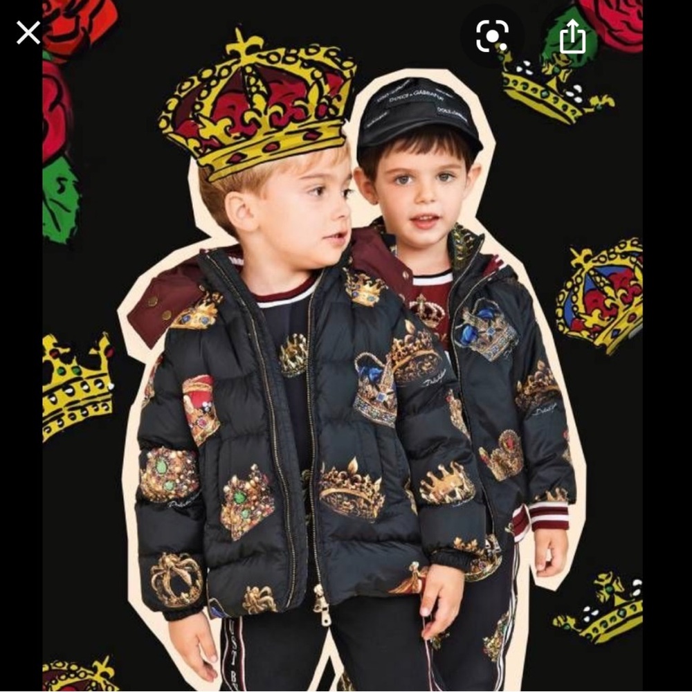 Dolce and Gabbana Boys Puffer Jacket